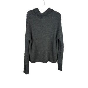 Harper Heritage Charcoal Gray Textured Mock Neck Sweater M‎